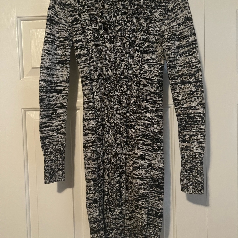 G by Guess Monochrome Long Sleeve Dress